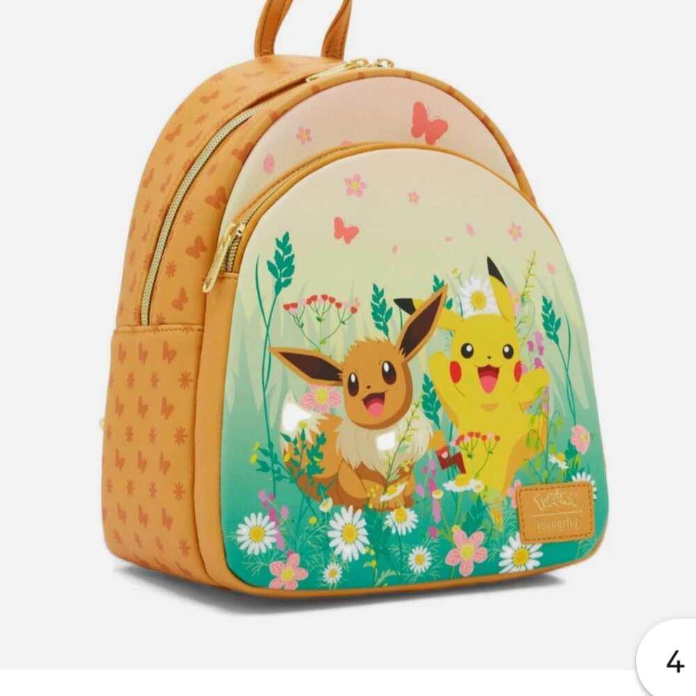 Loungefly Pokemon Pikachu and Eevee mini backpack